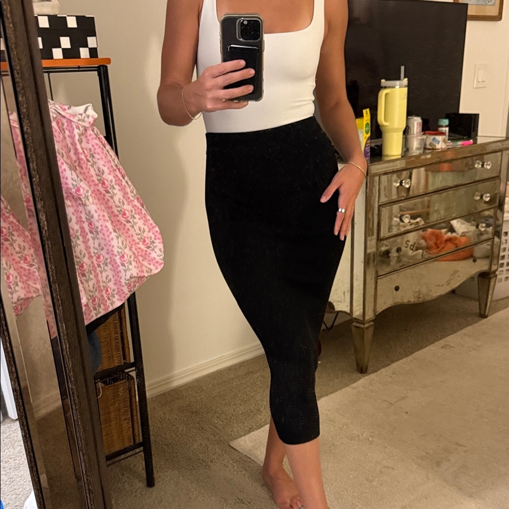 Nordstrom Midi Pencil Skirt Black